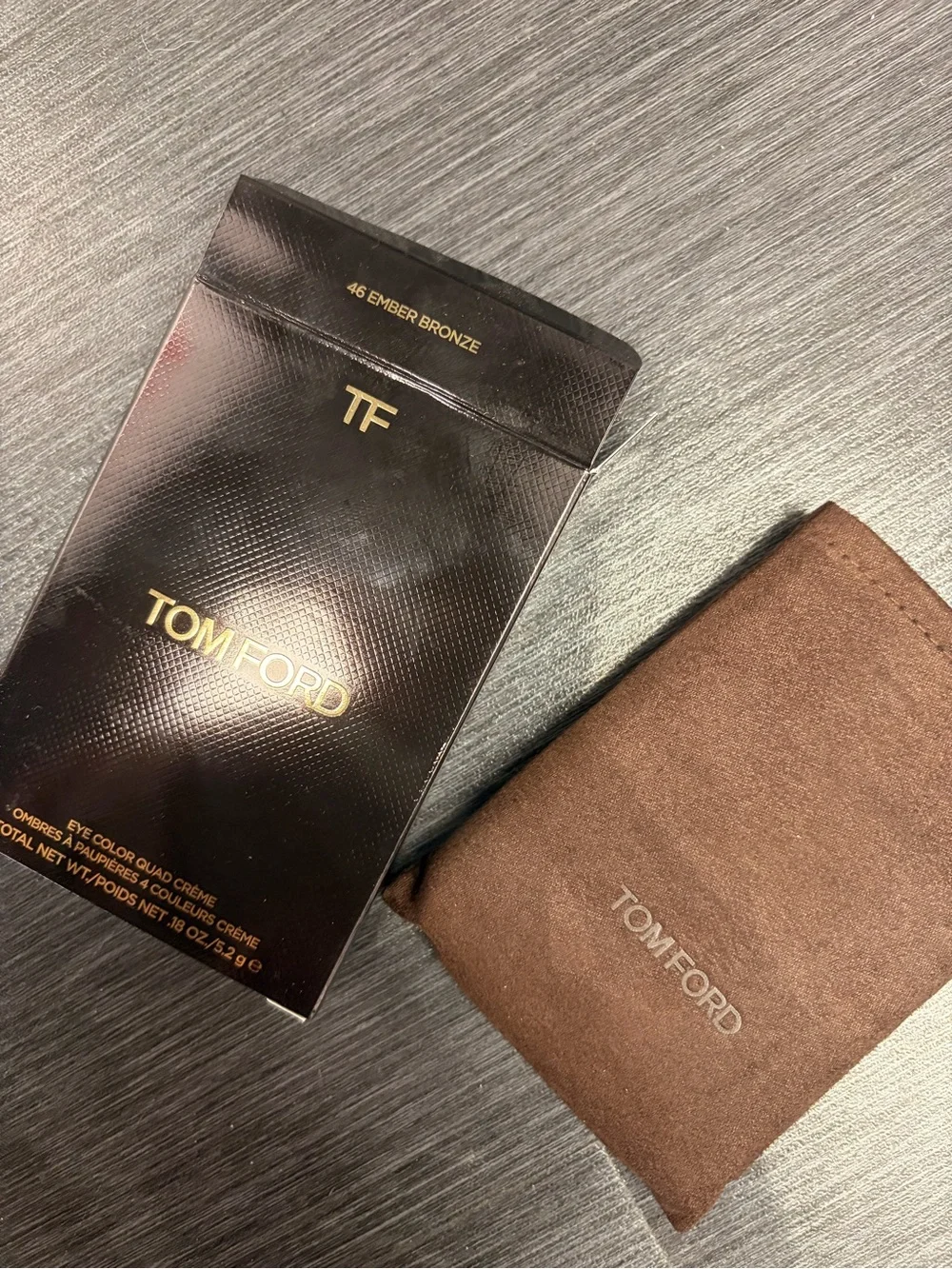 Tom Ford Eye Color Quad Creme Palette 46 Ember Bronze 0.18 Ounce - New In Box